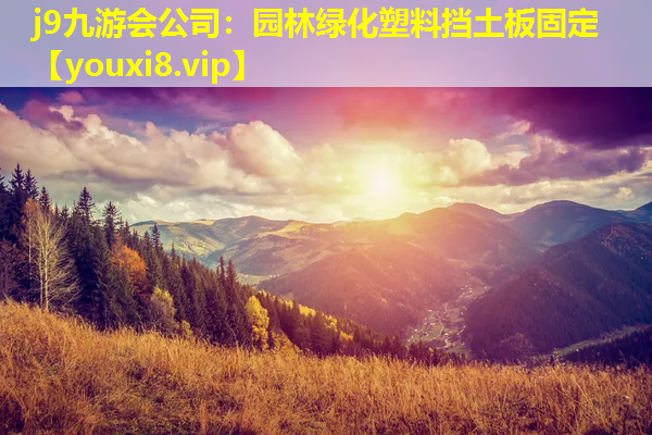 j9九游会公司：园林绿化塑料挡土板固定