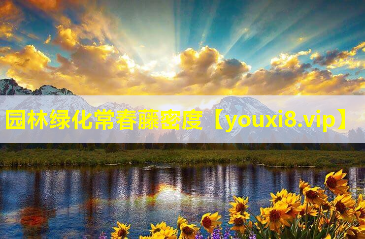 园林绿化常春藤密度