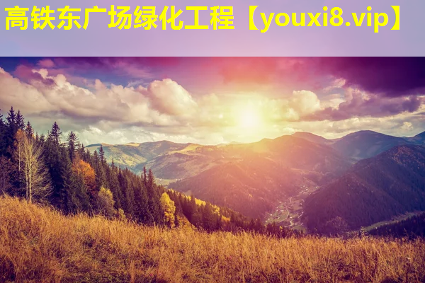 高铁东广场绿化工程